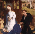 Weyden Bladelin Triptych central panel detail1 A4 Photo Print