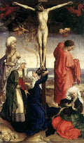 Weyden Crucifixion 1440s A4 Photo Print