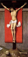 Weyden Crucifixion Diptych 5 Right Panel A4 Photo Print