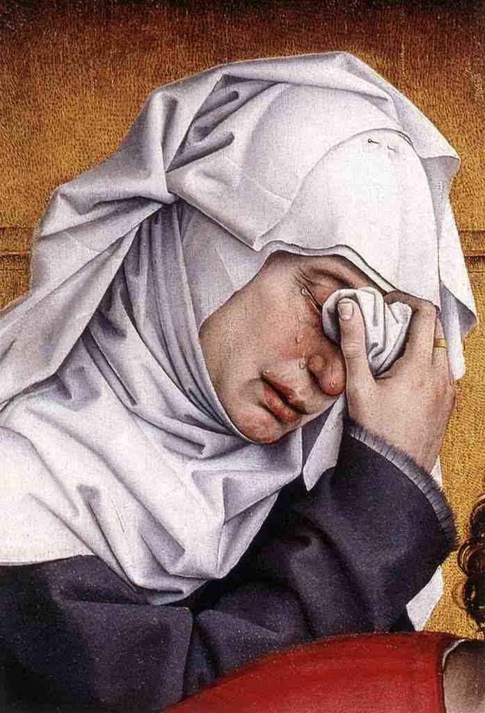 Weyden Deposition detail3 A4 Photo Print