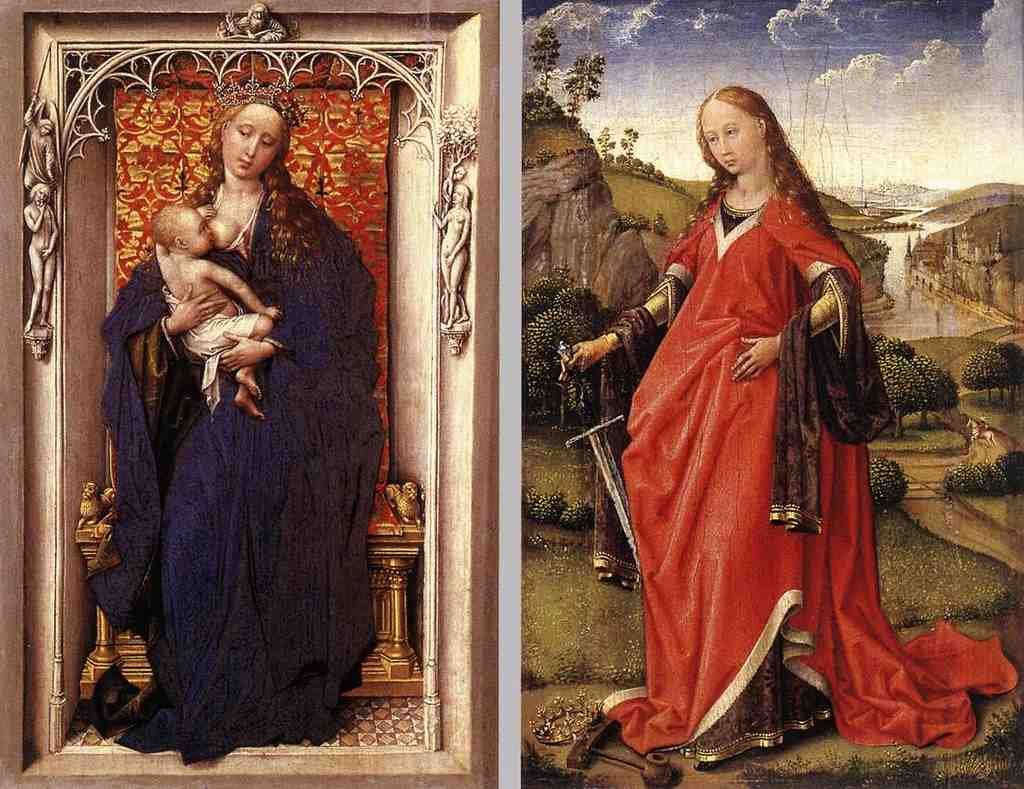 Weyden Diptych c1440 A4 Photo Print