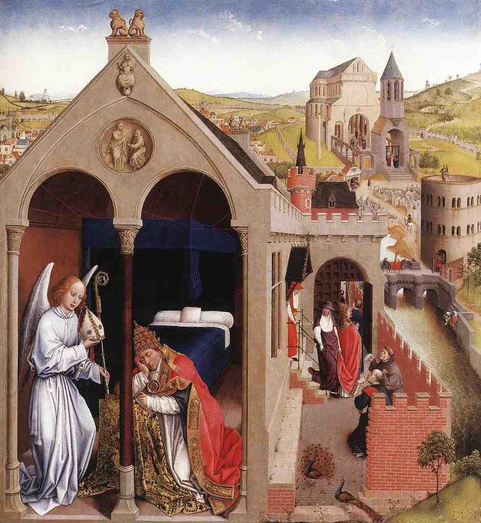 Weyden Dream of Pope Sergius A4 Photo Print