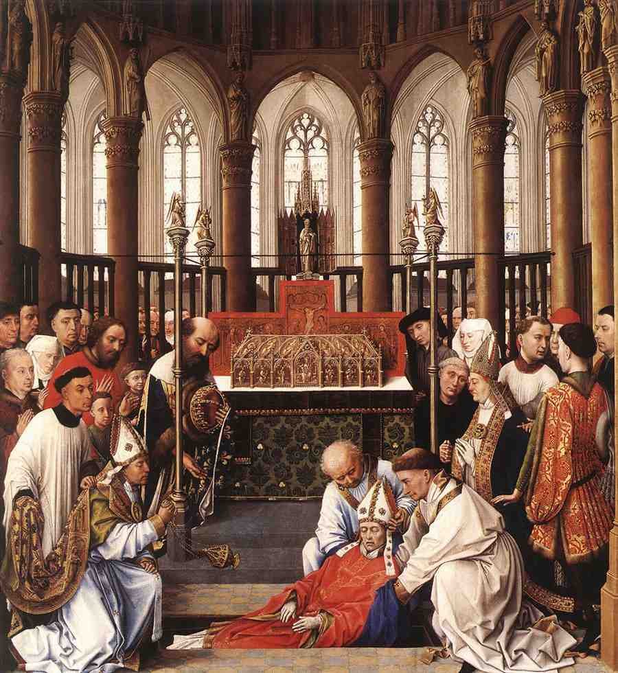 Weyden Exhumation of St Hubert A4 Photo Print