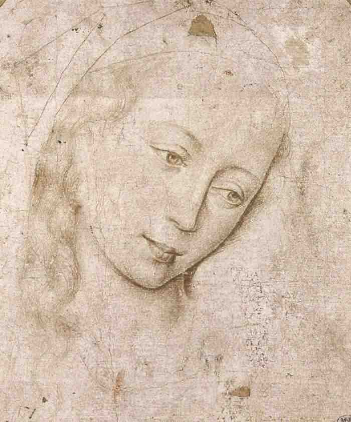 Weyden Head of the Madonna A4 Photo Print
