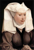 Weyden Lady Wearing a Gauze Headdress A4 Photo Print