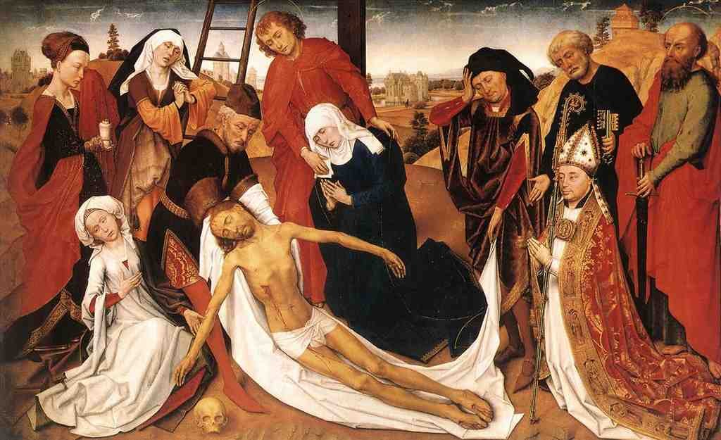 Weyden Lamentation 1460 80 A4 Photo Print