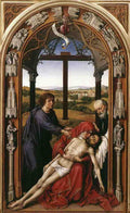 Weyden Miraflores Altarpiece central panel A4 Photo Print