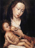 Weyden Portrait Diptych Of Jean De Gros 5 Left Wing A4 Photo Print