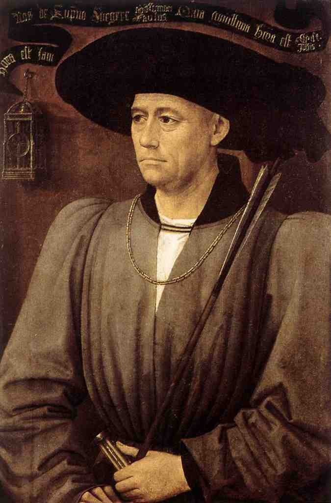 Weyden Portrait of a Man c1450 A4 Photo Print