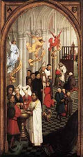Weyden Seven Sacraments 5 Left Wing A4 Photo Print