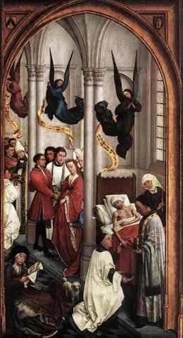 Weyden Seven Sacraments 5 Right Wing A4 Photo Print