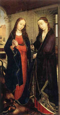 Weyden Sts Margaret and Apollonia A4 Photo Print