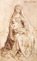 Weyden Virgin with the Blessing Child A4 Photo Print