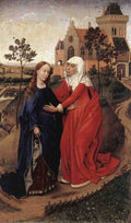 Weyden Visitation c1445 A4 Photo Print