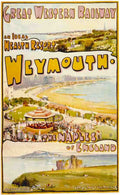 Weymouth Gwr Advert A4 Photo Print