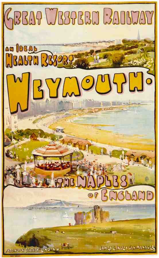 Weymouth Gwr Advert A4 Photo Print