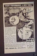 Wfl Drum Set Vintage Retro Advert Ads A4 Photo Print
