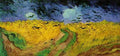 Wheat Field Under Threatening Skies A4 Photo Print