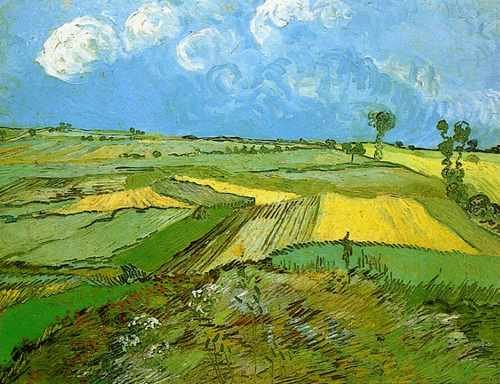 Wheat Fields At Auvers Under A Cloudy Sky 1890 A4 Photo Print