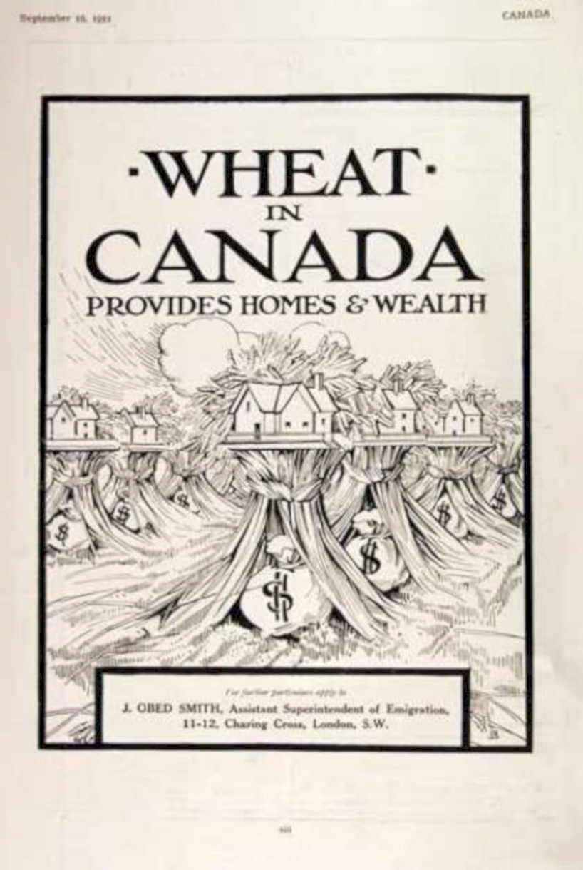 Wheat Homes Wealth Vintage Retro Advert Ads A4 Photo Print