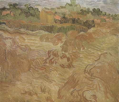 Wheatfield With Auvers In The Background Auvers Sur Oise 1890 A4 Photo Print