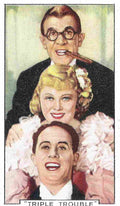 Wheeler & Woolsey Cigarette Card 2 film star poster A4 Photo Print
