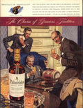Whiskey Heritage Tradition 1940s Vintage Retro Advert Poster