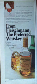 Whiskey Manhattan Drinks Vintage Retro Advert Ads A4 Photo Print