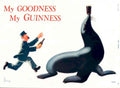 Whiskey Seal Guinness 1930s Vintage Retro Advert Poster