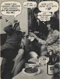 Whiskey Women Price 1950s Vintage Retro Advert Poster