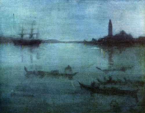 Whistler Blue And Silver Nocturne In Blue And Silver The Lagoon Venice A4 Photo Print