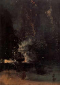 Whistler Nocturne In Black And Gold The Falling Rocket A4 Photo Print