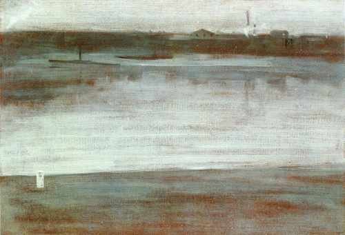 Whistler Symphony In Grey Early Morning Thames A4 Photo Print