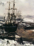 Whistler The Thames In Ice A4 Photo Print
