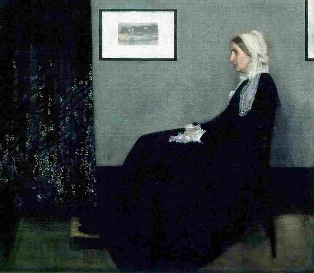 Whistler s Mother Art A4 Photo Print