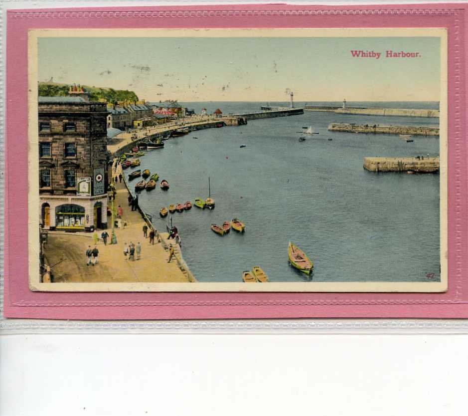Whitby Harbour Yorkshire Vintage A4 Photo Print
