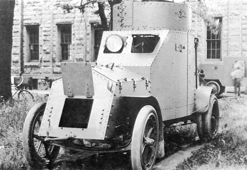 White Armored Car A4 Photo Print