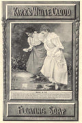 White Cloud Soap 4 Vintage Retro Advert Ads A4 Photo Print