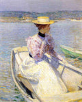 White Dory Gloucester Hassam Impressionism American A4 Photo Print