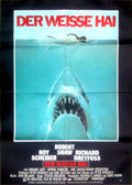 White Haired Shark Vintage Retro Advert Poster A4 Photo Print