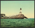 White Island Light Isles of Shoals NH Vintage A4 Photo Print