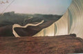 White Road Landscape Vintage Retro Advert Ads A4 Photo Print