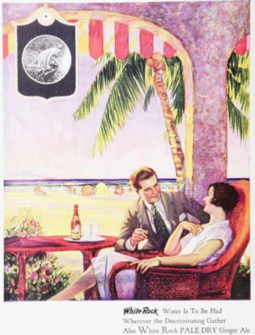 White Rock Ginger Vintage Retro Advert Ads A4 Photo Print