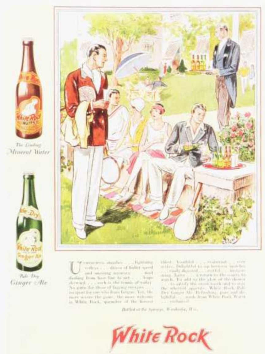 White Rock Picnic Vintage Retro Advert Ads A4 Photo Print