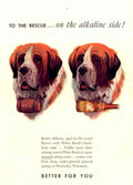 White Rock St 1940s Vintage Retro Advert Poster