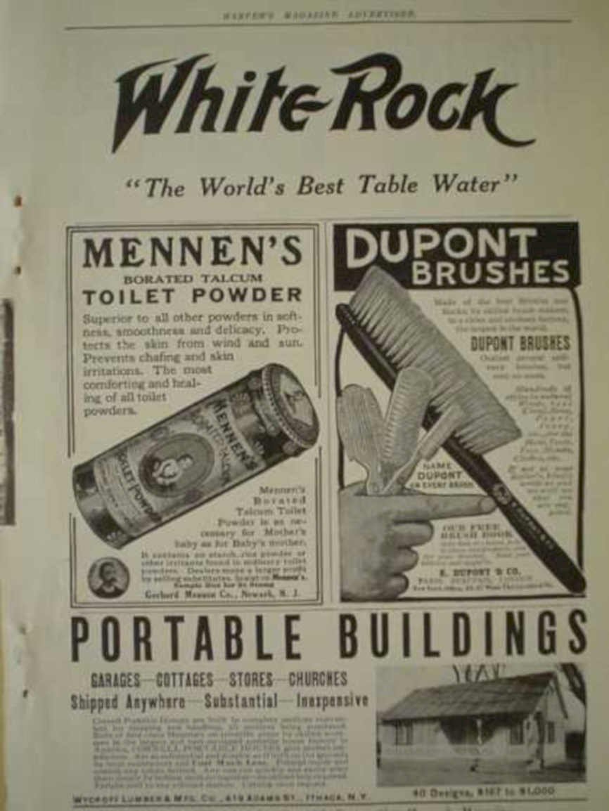 White Rock Table Vintage Retro Advert Ads A4 Photo Print