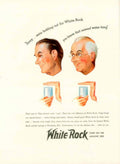 White Rock Water 1930s Vintage Retro Advert Poster