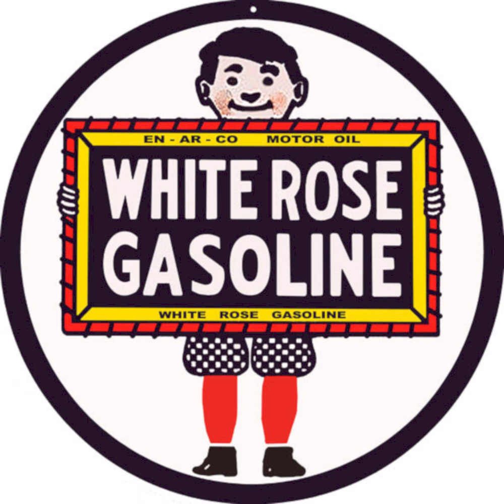 White Rose Gasoline 2 Vintage Retro Advert Ads A4 Photo Print