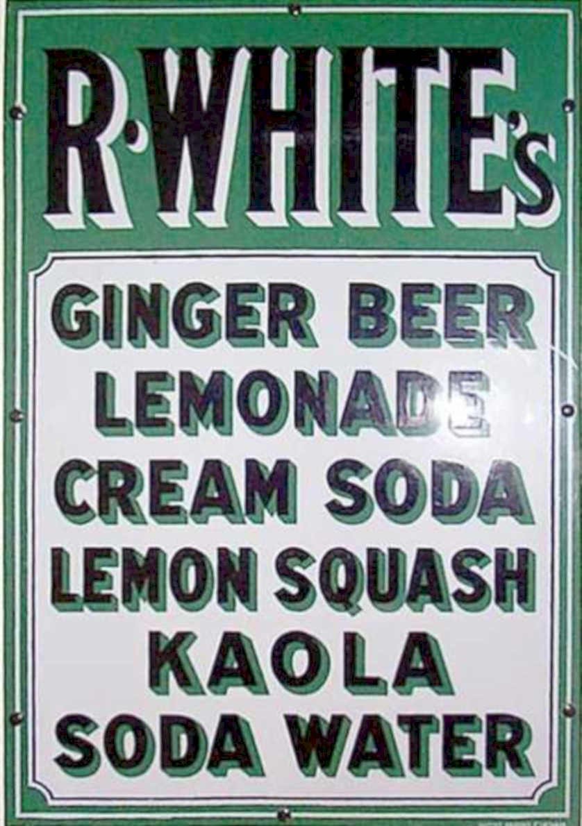 White S Refreshment Vintage Retro Advert Ads A4 Photo Print