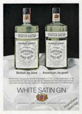 White Satin Gin 1 Vintage Retro Advert Ads A4 Photo Print